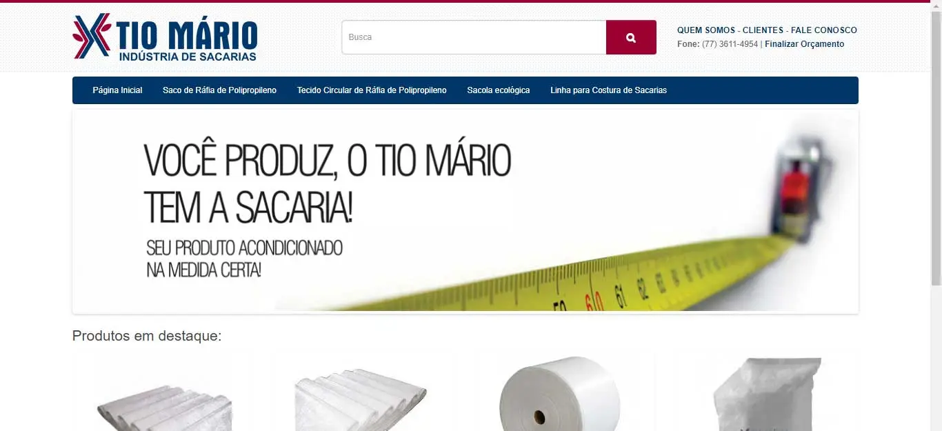 Criação de sites para indústrias Criação de sites para indústrias
