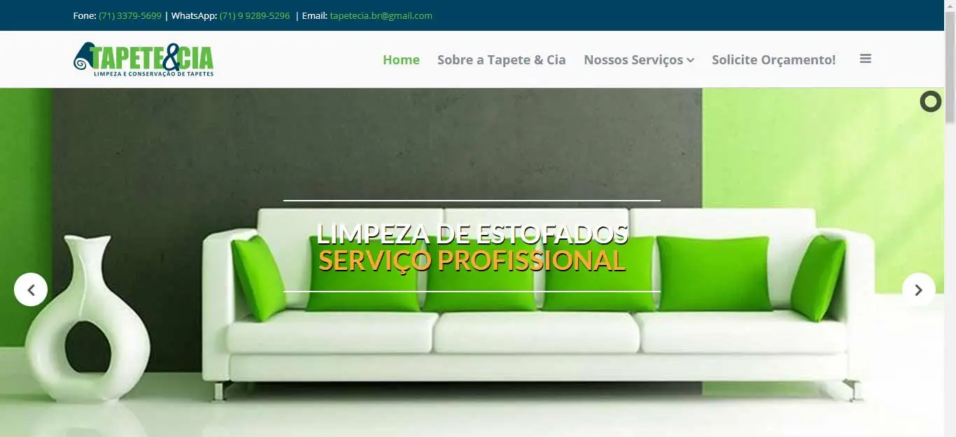 Criação de sites para Empresa de Limpeza Criação de sites para Empresa de Limpeza